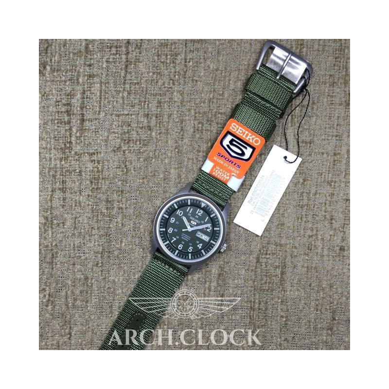 Годинник Seiko 5 SNZG09J1 Military Automatic Green MADE IN JAPAN, фото 32
