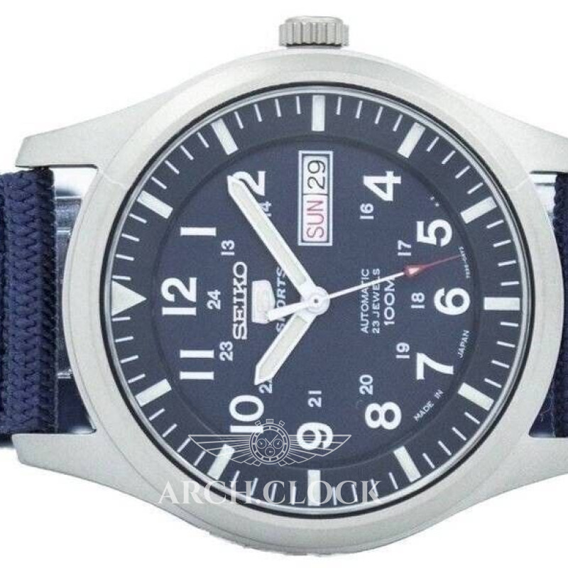 Годинник Seiko 5 SNZG11J1 Military Automatic Blue MADE IN JAPAN, фото 12