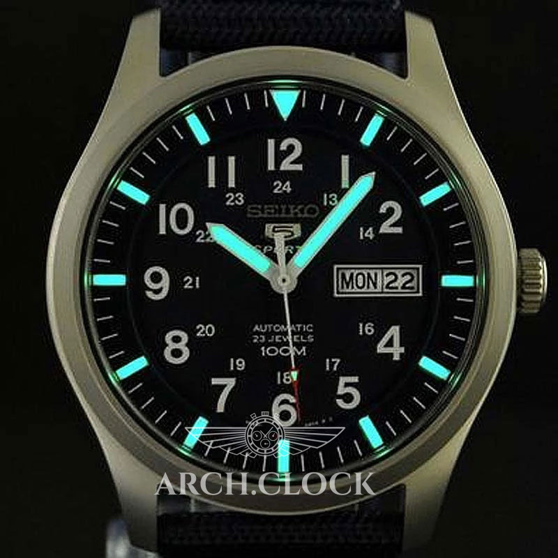 Годинник Seiko 5 SNZG11J1 Military Automatic Blue MADE IN JAPAN, фото 14