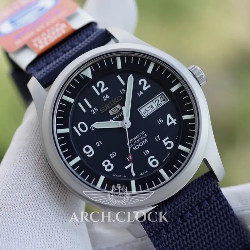 Годинник Seiko 5 SNZG11J1 Military Automatic Blue MADE IN JAPAN, фото 24