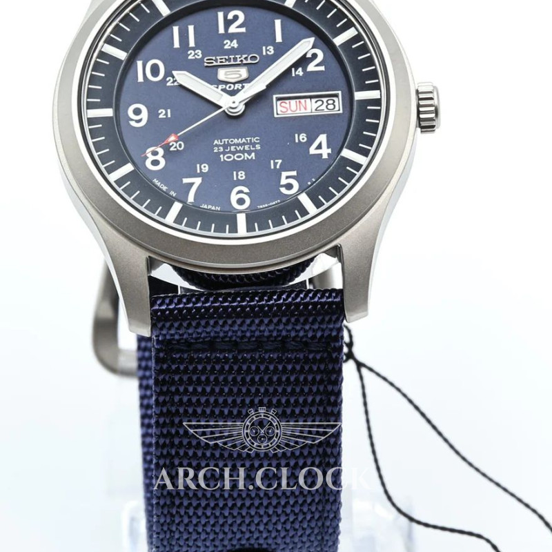Годинник Seiko 5 SNZG11J1 Military Automatic Blue MADE IN JAPAN, фото 6