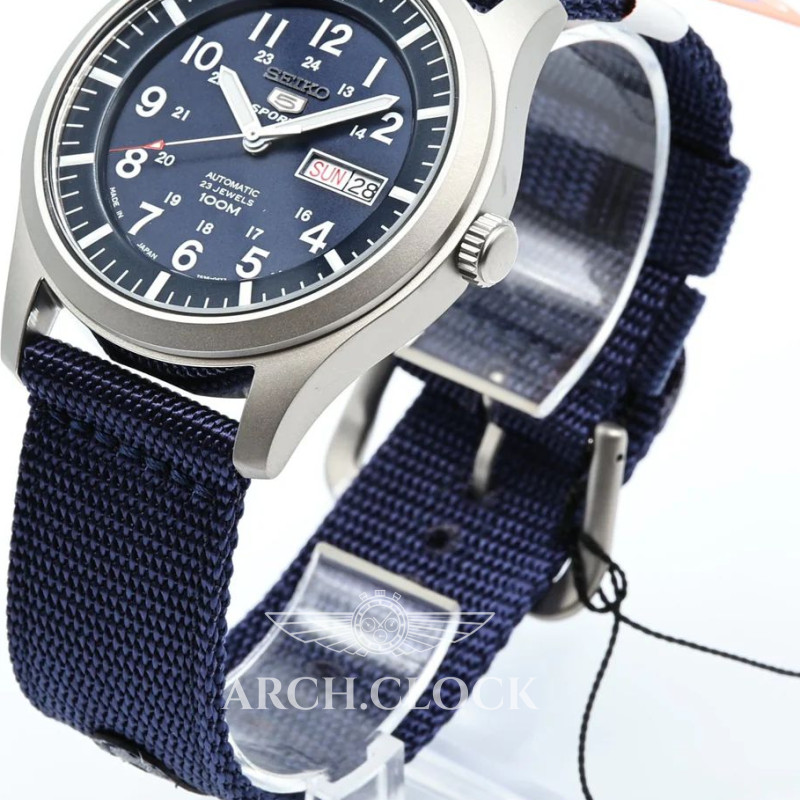 Годинник Seiko 5 SNZG11J1 Military Automatic Blue MADE IN JAPAN, фото 19
