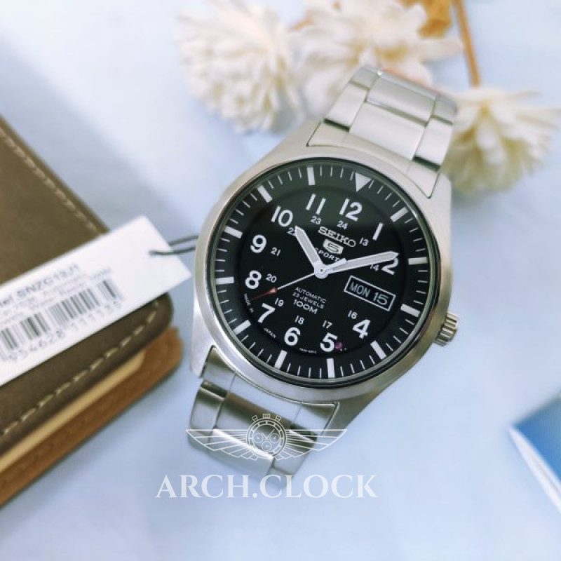 Годинник Seiko 5 SNZG13J1 Military Automatic MADE IN JAPAN, фото 10