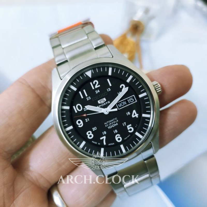 Годинник Seiko 5 SNZG13J1 Military Automatic MADE IN JAPAN, фото 3