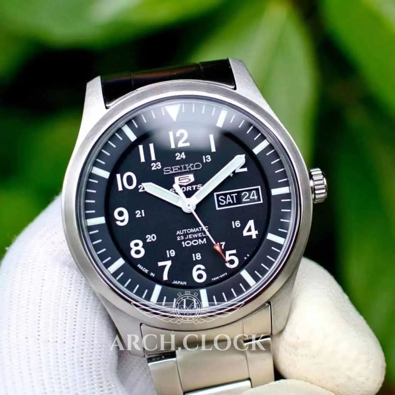 Годинник Seiko 5 SNZG13J1 Military Automatic MADE IN JAPAN, фото 12