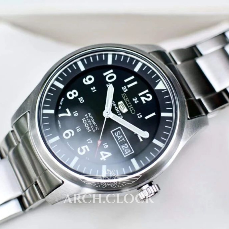 Годинник Seiko 5 SNZG13J1 Military Automatic MADE IN JAPAN, фото 8
