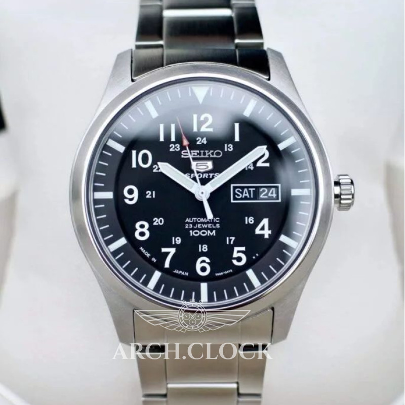 Годинник Seiko 5 SNZG13J1 Military Automatic MADE IN JAPAN, фото 5