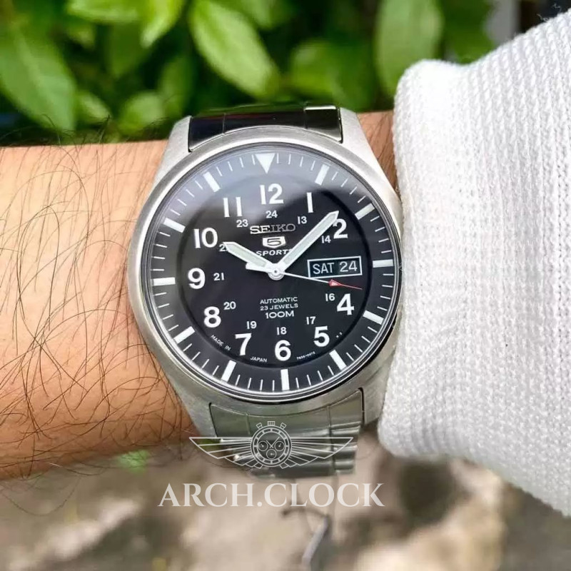 Годинник Seiko 5 SNZG13J1 Military Automatic MADE IN JAPAN, фото 6