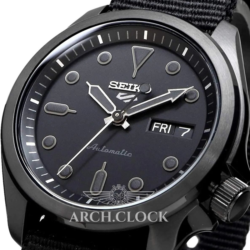 Годинник Seiko 5 SRPE69K1 Black Automatic Dial, фото 2