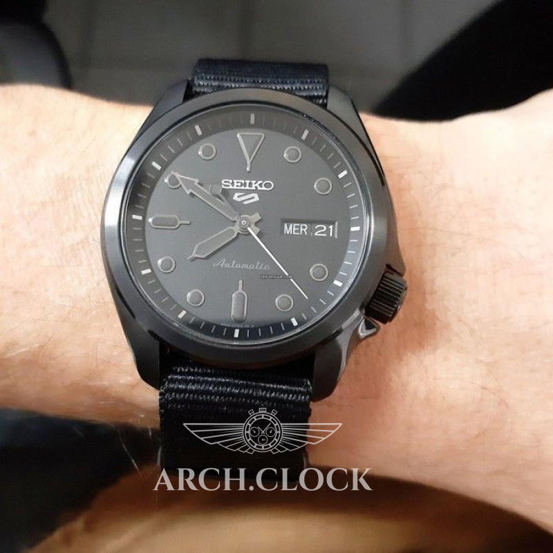 Годинник Seiko 5 SRPE69K1 Black Automatic Dial, фото 4