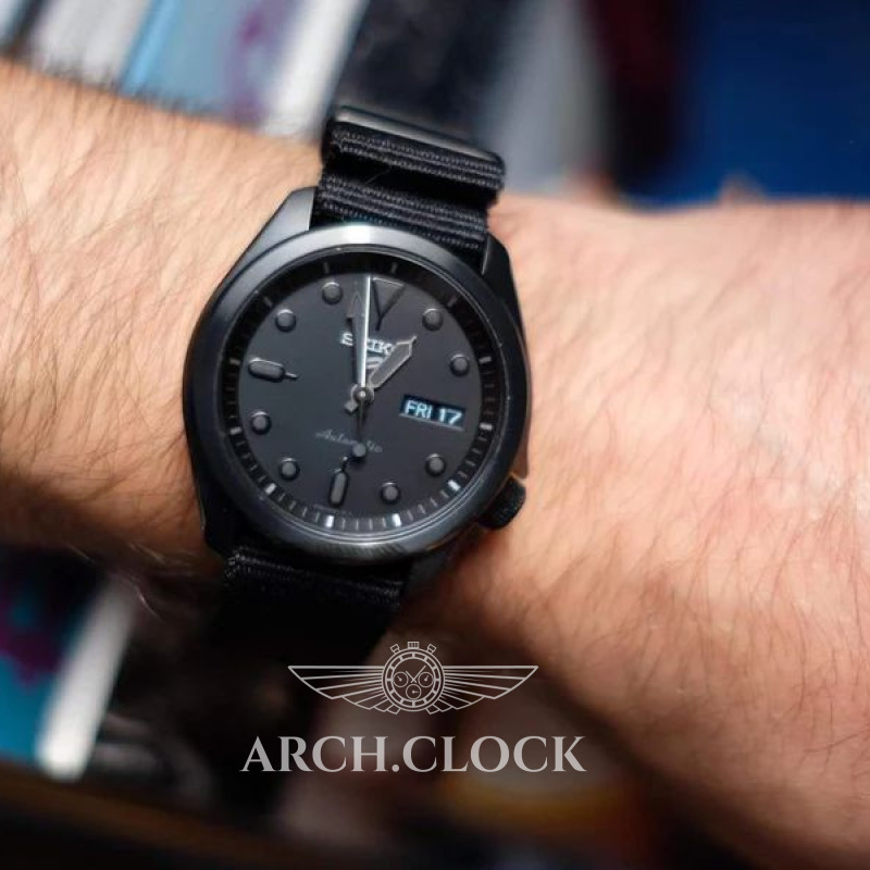 Годинник Seiko 5 SRPE69K1 Black Automatic Dial, фото 11