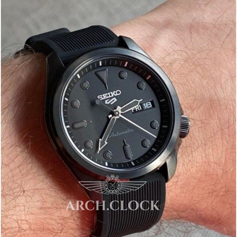 Годинник Seiko 5 SRPE69K1 Black Automatic Dial, фото 7