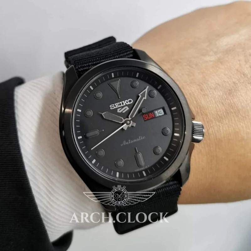 Годинник Seiko 5 SRPE69K1 Black Automatic Dial, фото 16