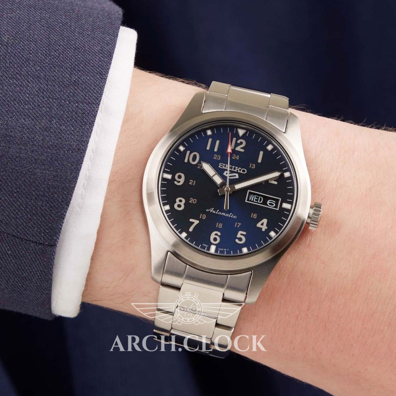 Годинник Seiko 5 SRPG29K1 Military Sports Automatic 4R36 100m, фото 8