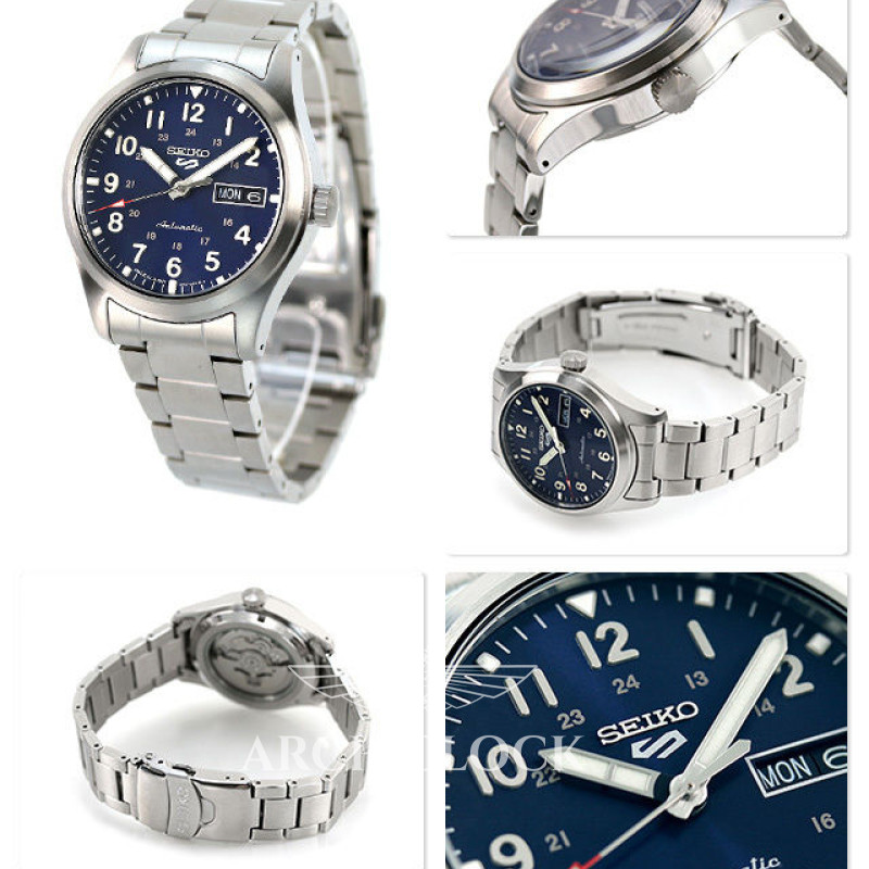 Годинник Seiko 5 SRPG29K1 Military Sports Automatic 4R36 100m, фото 7