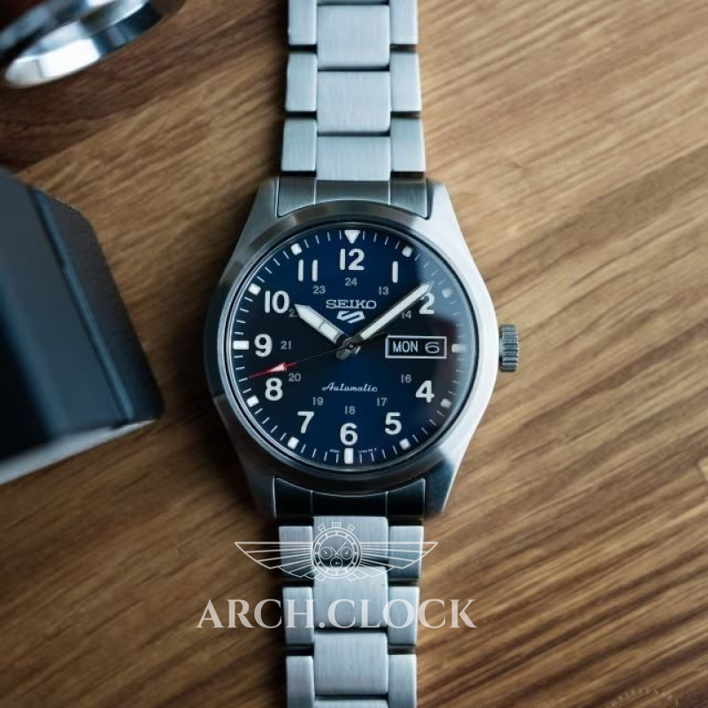 Годинник Seiko 5 SRPG29K1 Military Sports Automatic 4R36 100m, фото 2