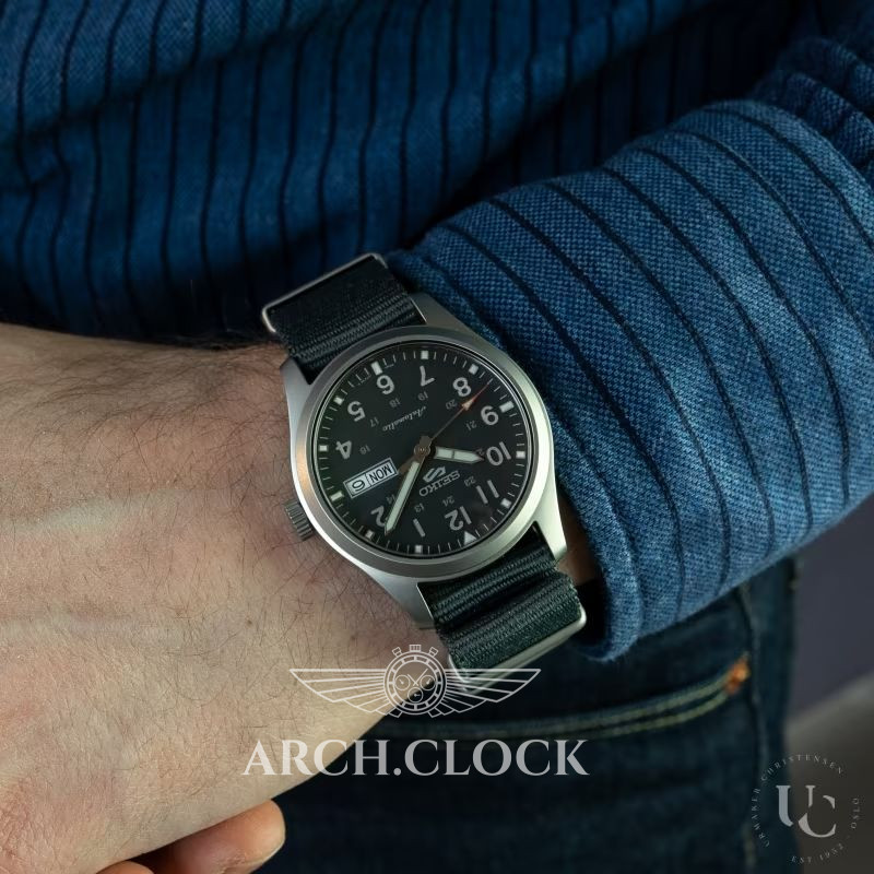 Годинник Seiko 5 SRPG29K1 Military Sports Automatic 4R36 100m, фото 15