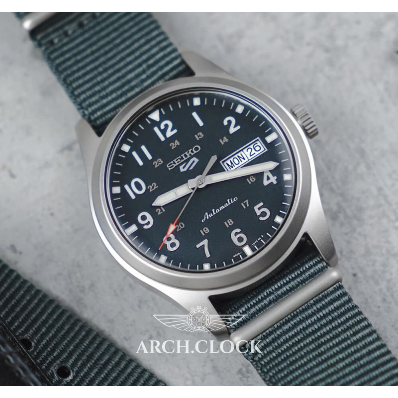 Seiko 5 SRPG31K1 Military Sports Automatic 4R36 100m, фото 4
