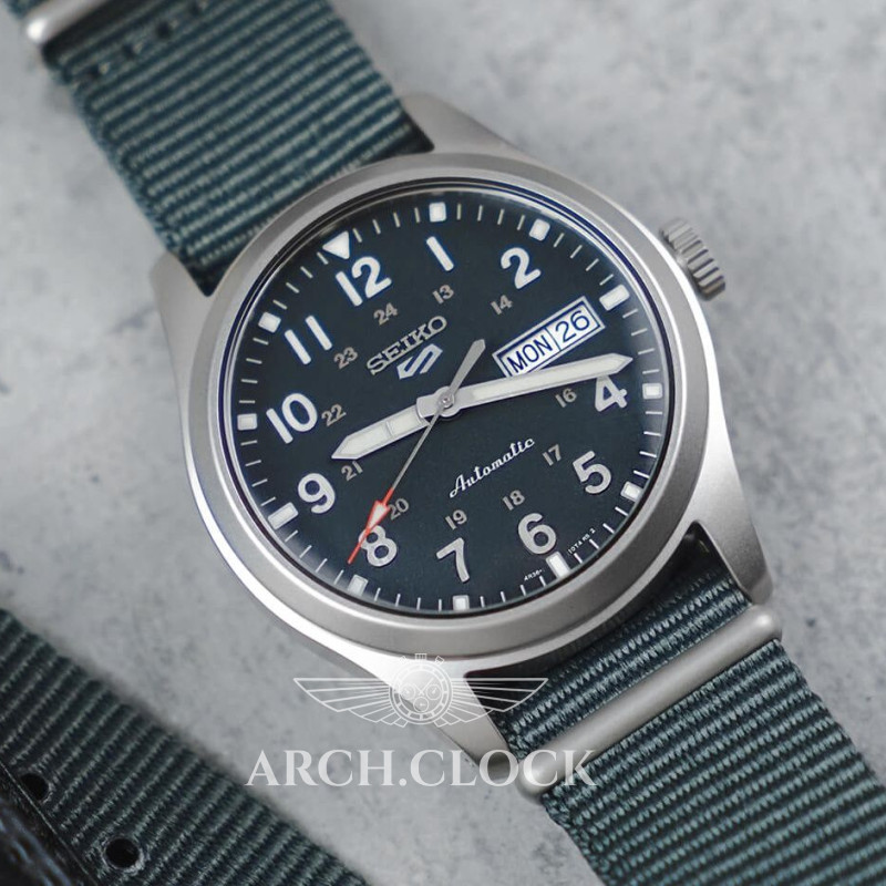 Годинник Seiko 5 SRPG31K1 Military Sports Automatic 4R36 100m, фото 7