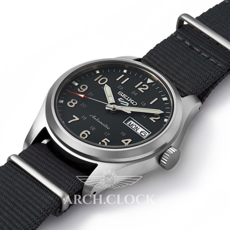 Годинник Seiko 5 SRPG31K1 Military Sports Automatic 4R36 100m, фото 8