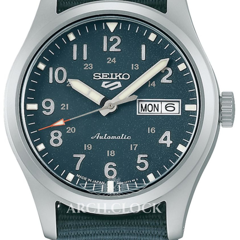 Годинник Seiko 5 SRPG31K1 Military Sports Automatic 4R36 100m, фото 11
