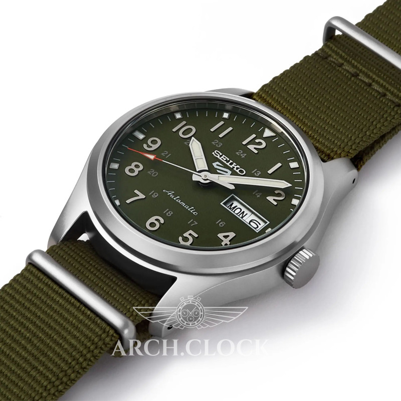 Годинник Seiko 5 SRPG33K1 Military Sports Automatic 4R36 100m, фото 3