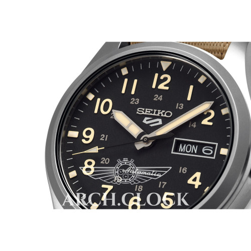 Seiko 5 SRPG35K1 Military Sports Automatic 4R36 100m