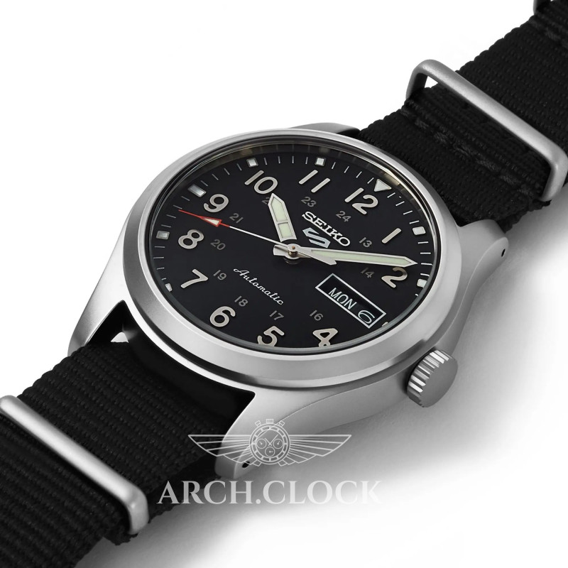Годинник Seiko 5 SRPG37K1 Military Sports Automatic 4R36 100m, фото 2