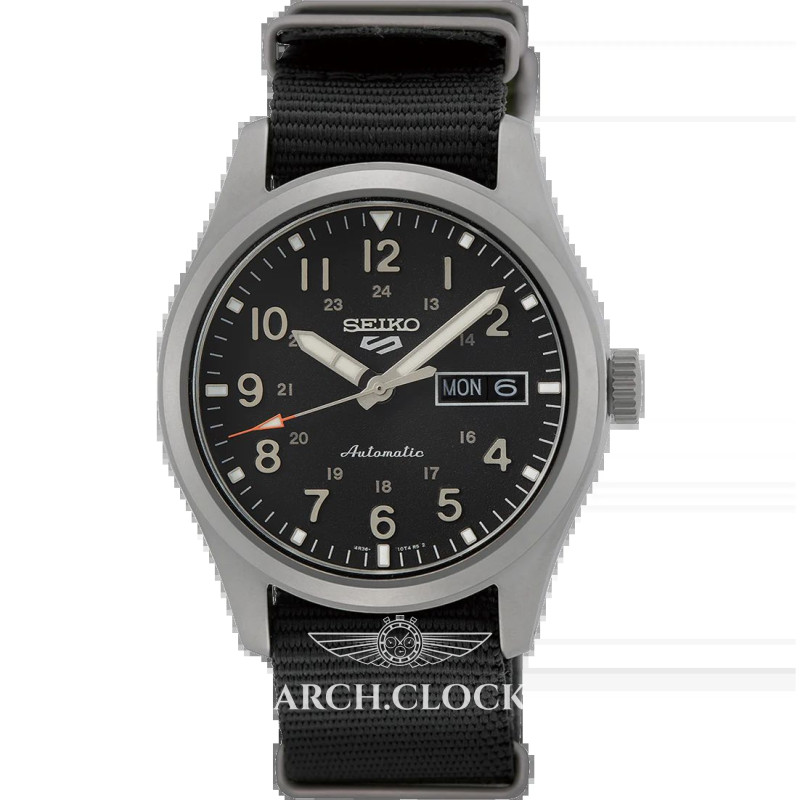 Seiko 5 SRPG37K1 Military Sports Automatic 4R36 100m, фото 1