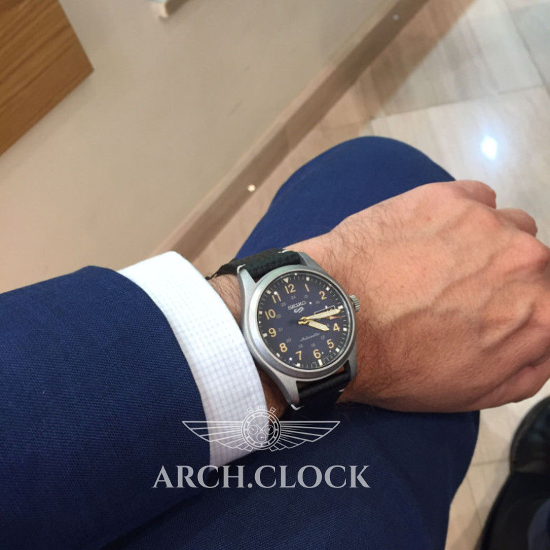 Годинник Seiko 5 SRPG39K1 Military Sports Automatic 4R36, фото 10