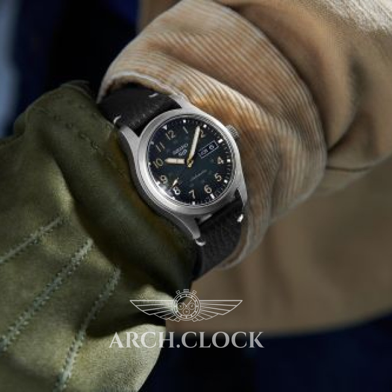 Годинник Seiko 5 SRPG39K1 Military Sports Automatic 4R36, фото 15