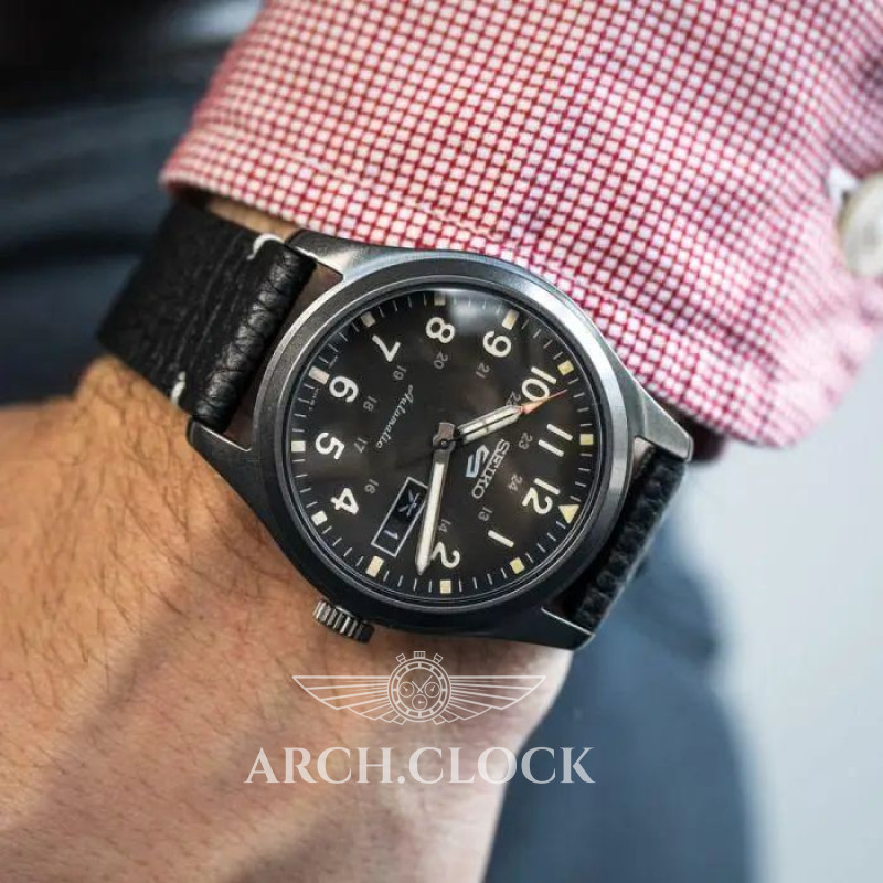 Годинник Seiko 5 SRPG41K1 Military Sports Automatic 4R36, фото 3