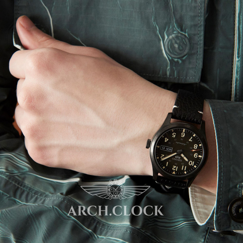 Годинник Seiko 5 SRPG41K1 Military Sports Automatic 4R36, фото 9