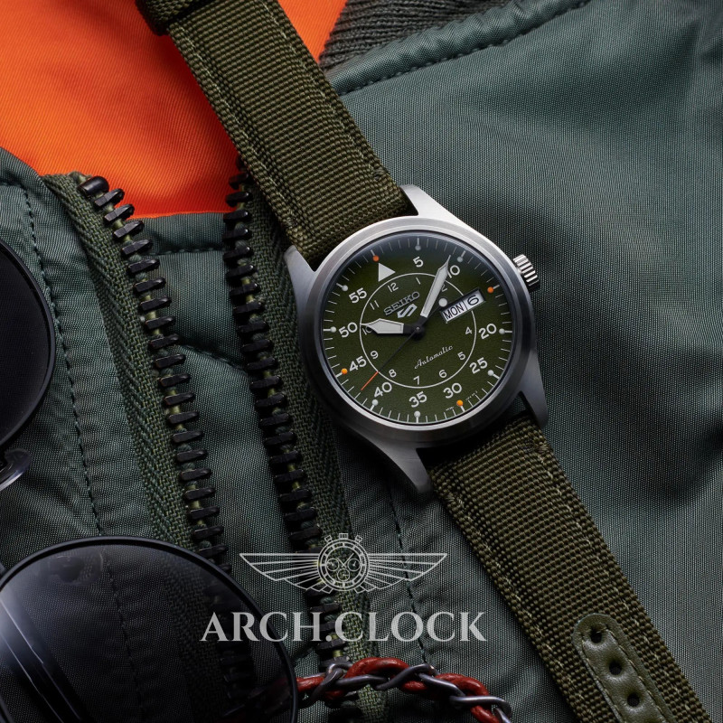 Годинник Seiko 5 SRPH29K1 Military 100m 4R36, фото 3
