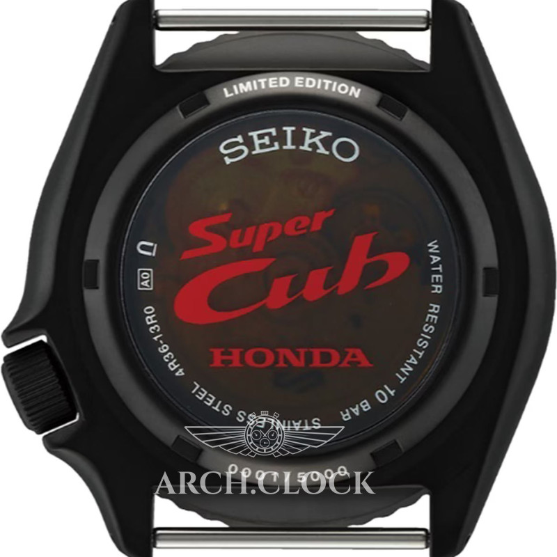 Годинник Seiko 5 SRPJ75K1 Sports Honda Super Cub Limited Edition, фото 7