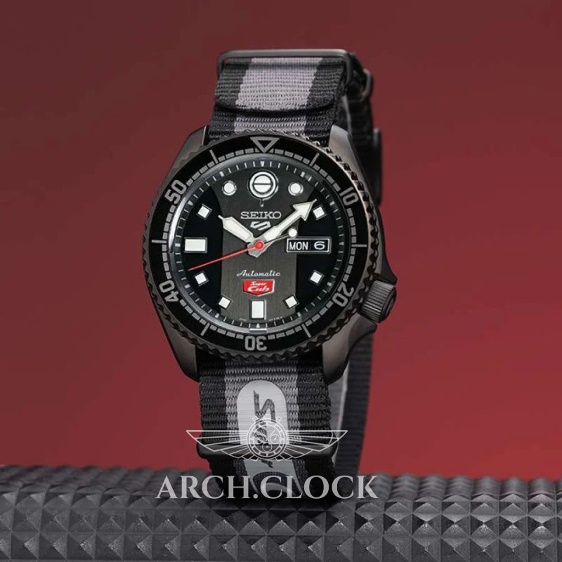 Годинник Seiko 5 SRPJ75K1 Sports Honda Super Cub Limited Edition, фото 10