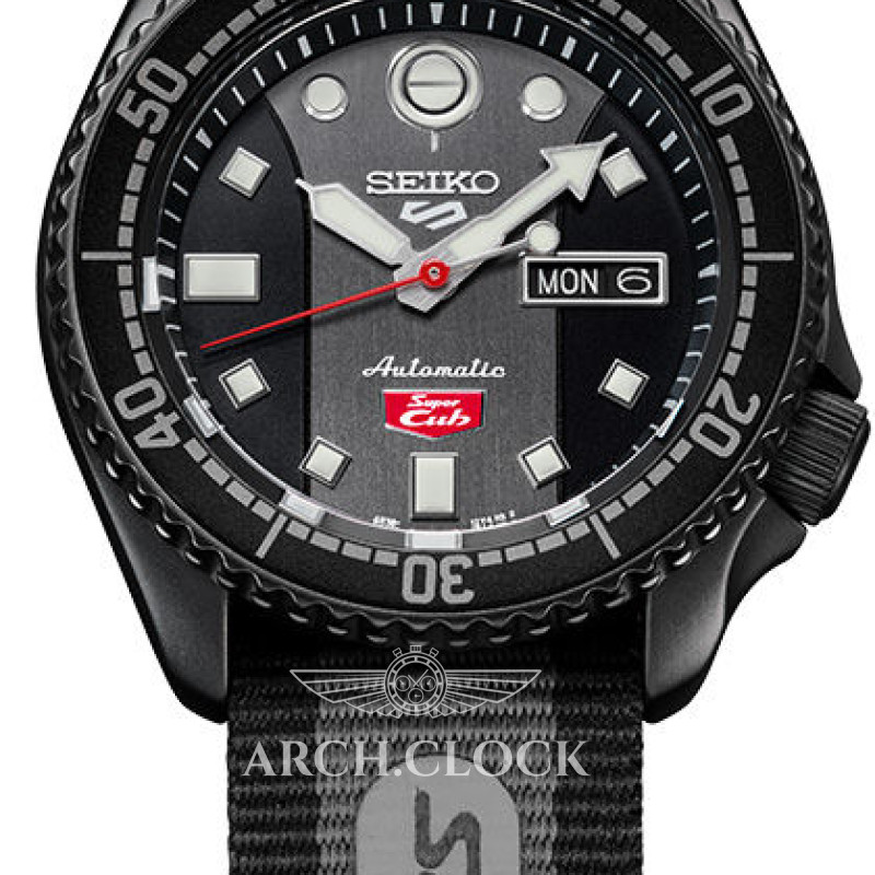 Годинник Seiko 5 SRPJ75K1 Sports Honda Super Cub Limited Edition, фото 12