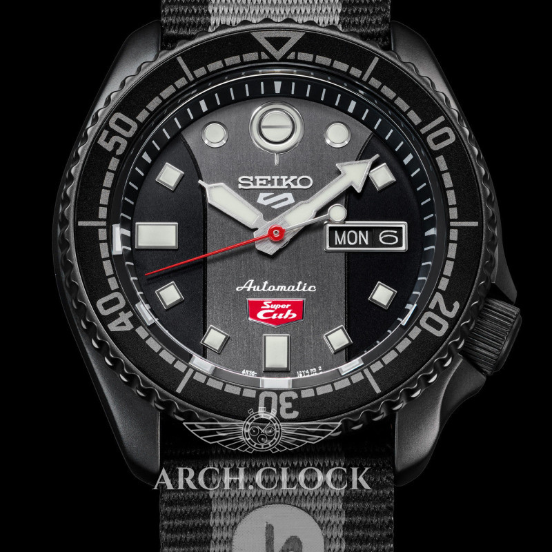 Годинник Seiko 5 SRPJ75K1 Sports Honda Super Cub Limited Edition, фото 13