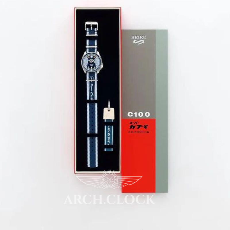 Годинник Seiko 5 SRPK37K1 Honda Super Cub Limited Edition, фото 11