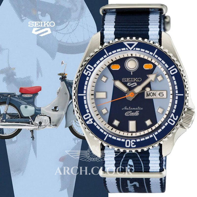 Годинник Seiko 5 SRPK37K1 Honda Super Cub Limited Edition, фото 16