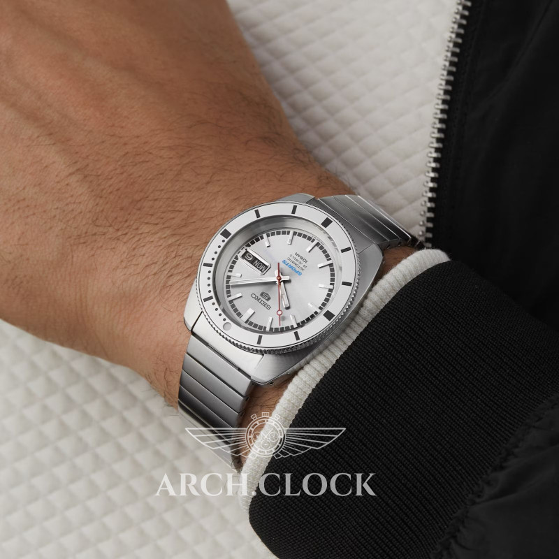 Годинник Seiko 5 Sports SRPL03K1 ASH BLUE 1968 LIMITED EDITION Heritage, фото 3