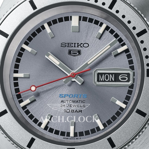 Seiko 5 Sports SRPL03K1 ASH BLUE 1968 LIMITED EDITION Heritage