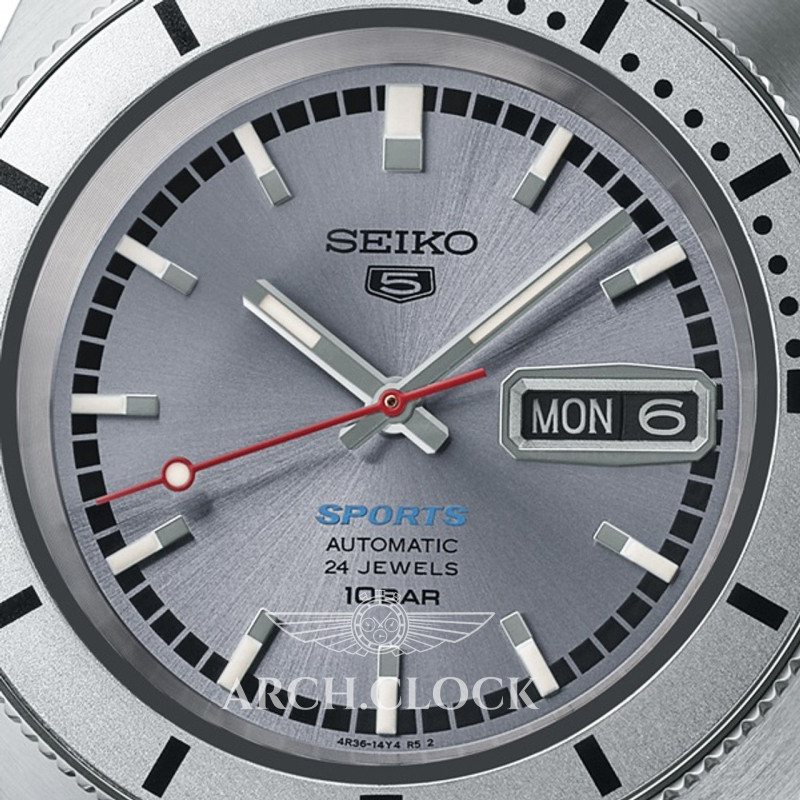 Годинник Seiko 5 Sports SRPL03K1 ASH BLUE 1968 LIMITED EDITION Heritage, фото 11