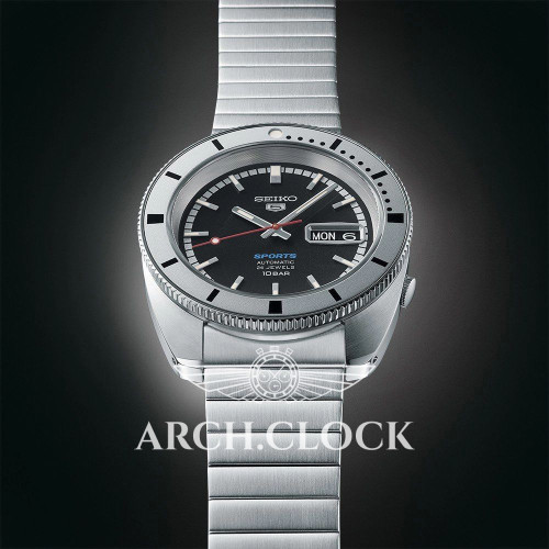 Seiko 5 Sports SRPL05K1 PEPPER BLACK 1968 LIMITED EDITION