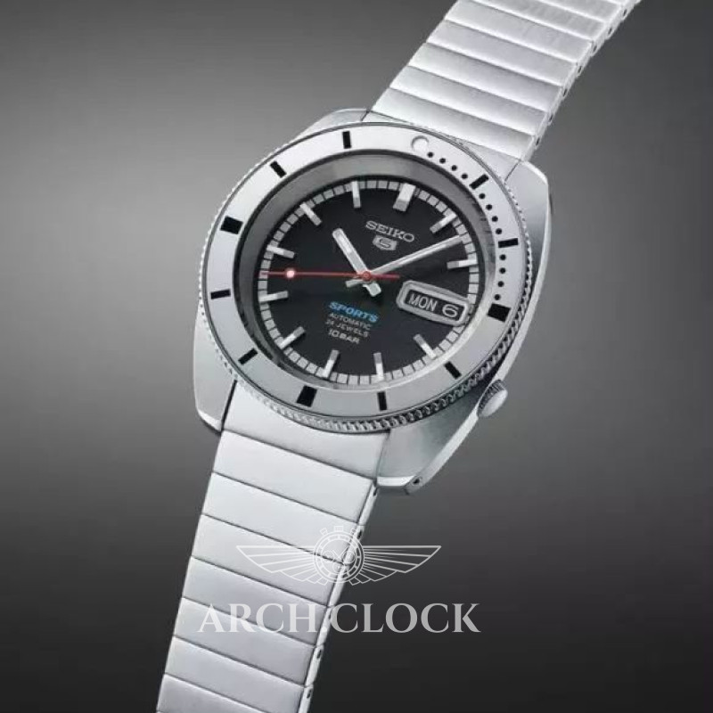 Годинник Seiko 5 Sports SRPL05K1 PEPPER BLACK 1968 LIMITED EDITION, фото 5