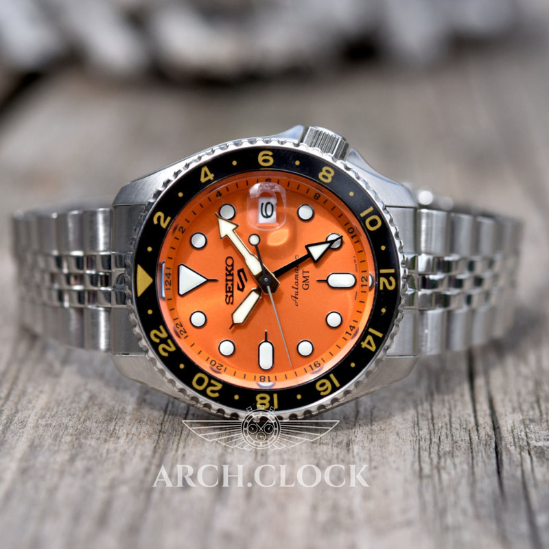 Годинник Seiko 5 Sports SSK005K1 GMT Automatic, фото 10