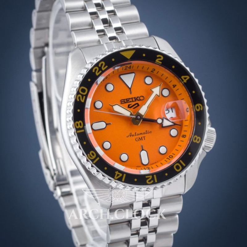 Годинник Seiko 5 Sports SSK005K1 GMT Automatic, фото 13