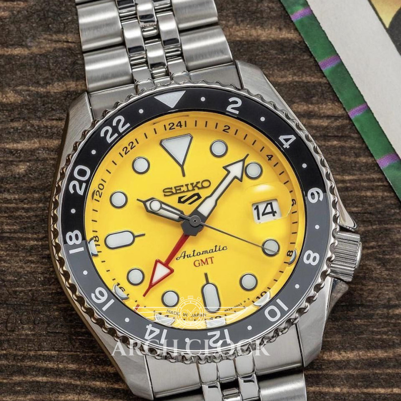 Годинник Seiko 5 Sports SSK017J1 GMT Automatic MADE IN JAPAN, фото 10