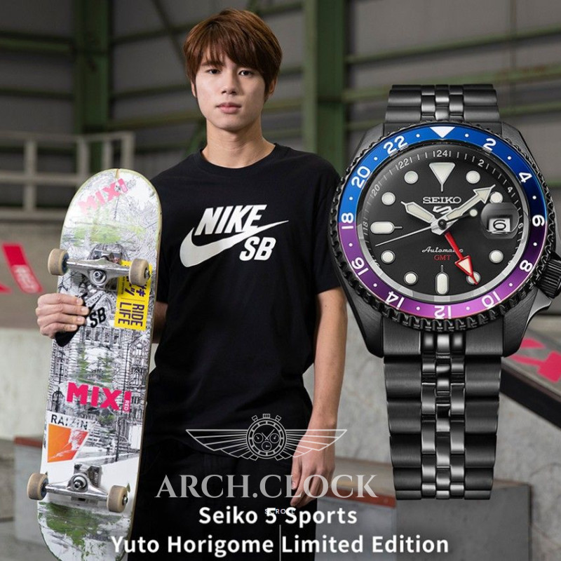 Годинник SEIKO 5 SPORTS GMT Yuto Horigome Limited Edition SSK027K1, фото 17