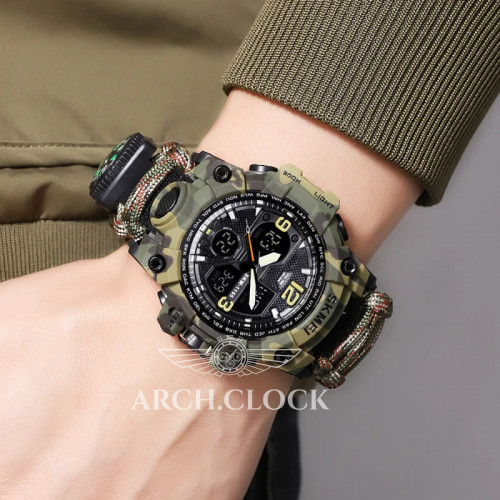 Skmei 1155B CMGN Camo Green